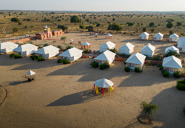 Comfortable luxury tent accommodation